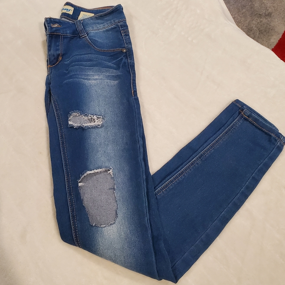 Paris Blues Women's Skinny Jeans, Blue, Size 1 EUC